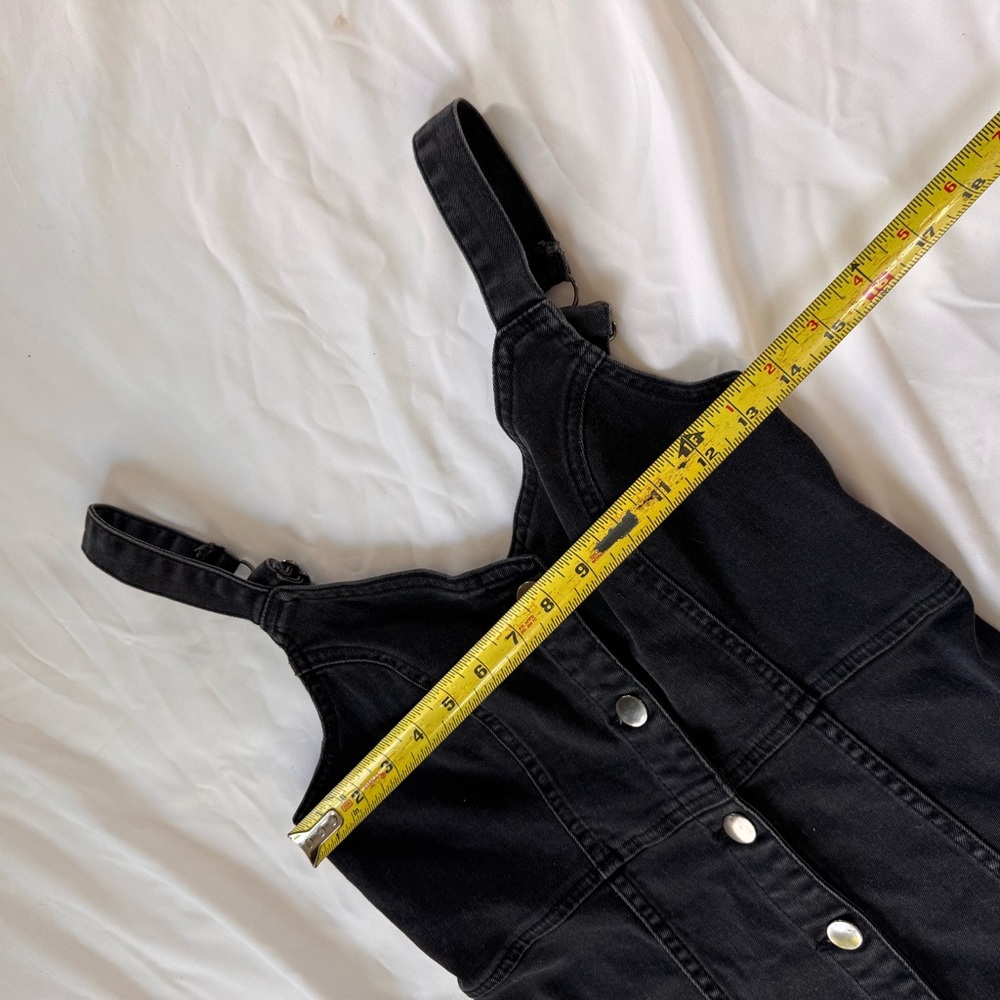 BDG Black Denim Mini Dress - Picture 4 of 6